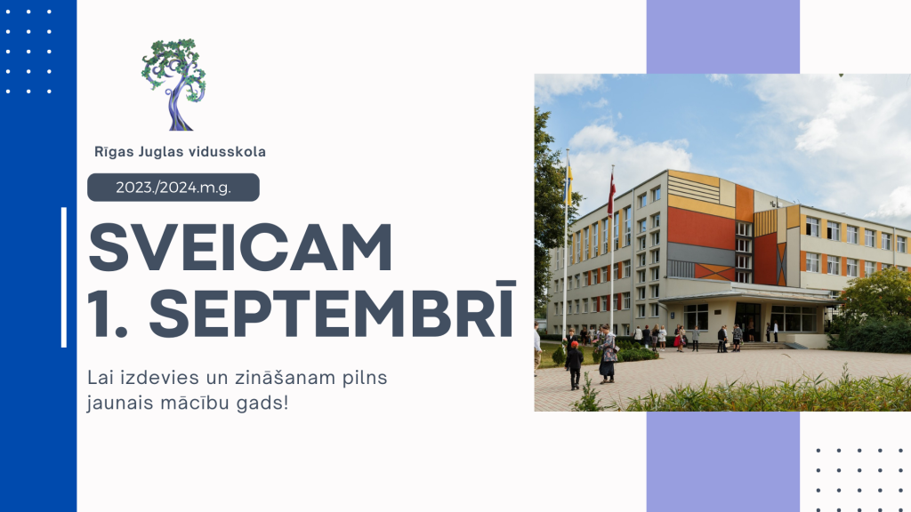 Sveicam 1. septembnrī