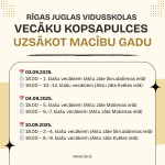 Vecāku kopsapulces Rīgas Juglas vidusskolā